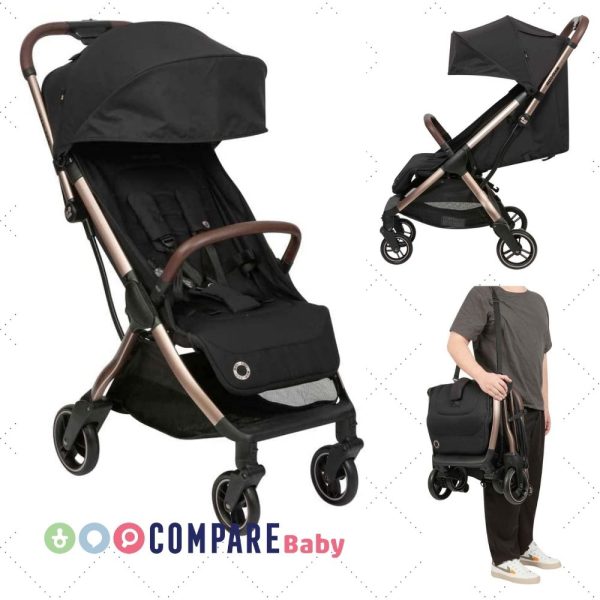 Carrinho de Bebê Eva, Maxi-Cosi, Essential Black Champagne