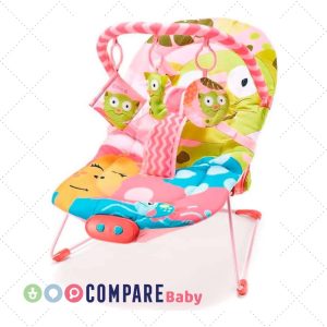 Cadeira de Descanso para Bebês 0-15 kg Gato, Multikids Baby, Rosa